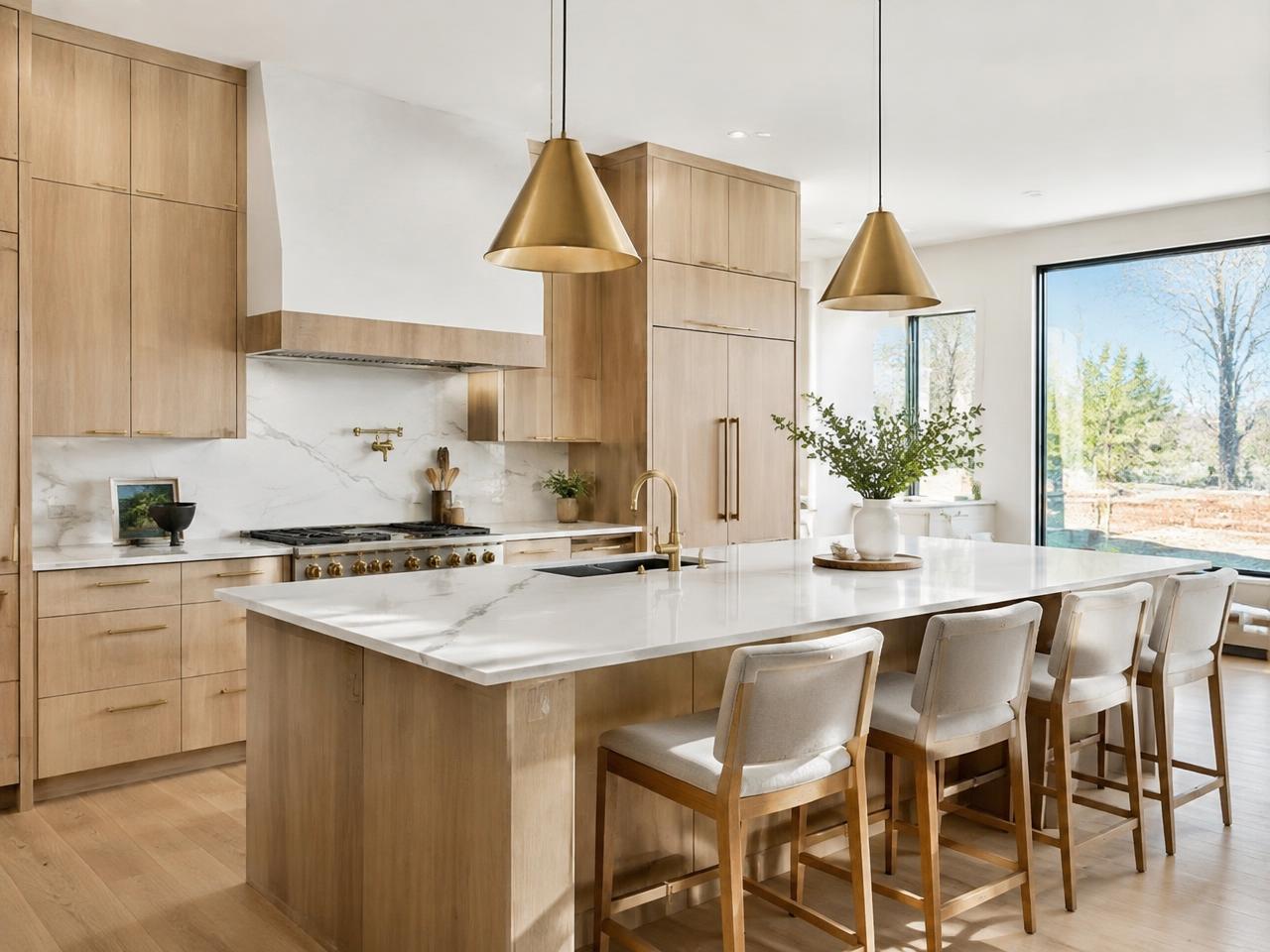 Bright kitchen in a Wesmarc home