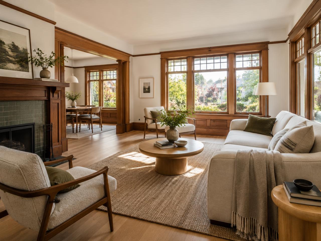 Character home renovation in Point Grey